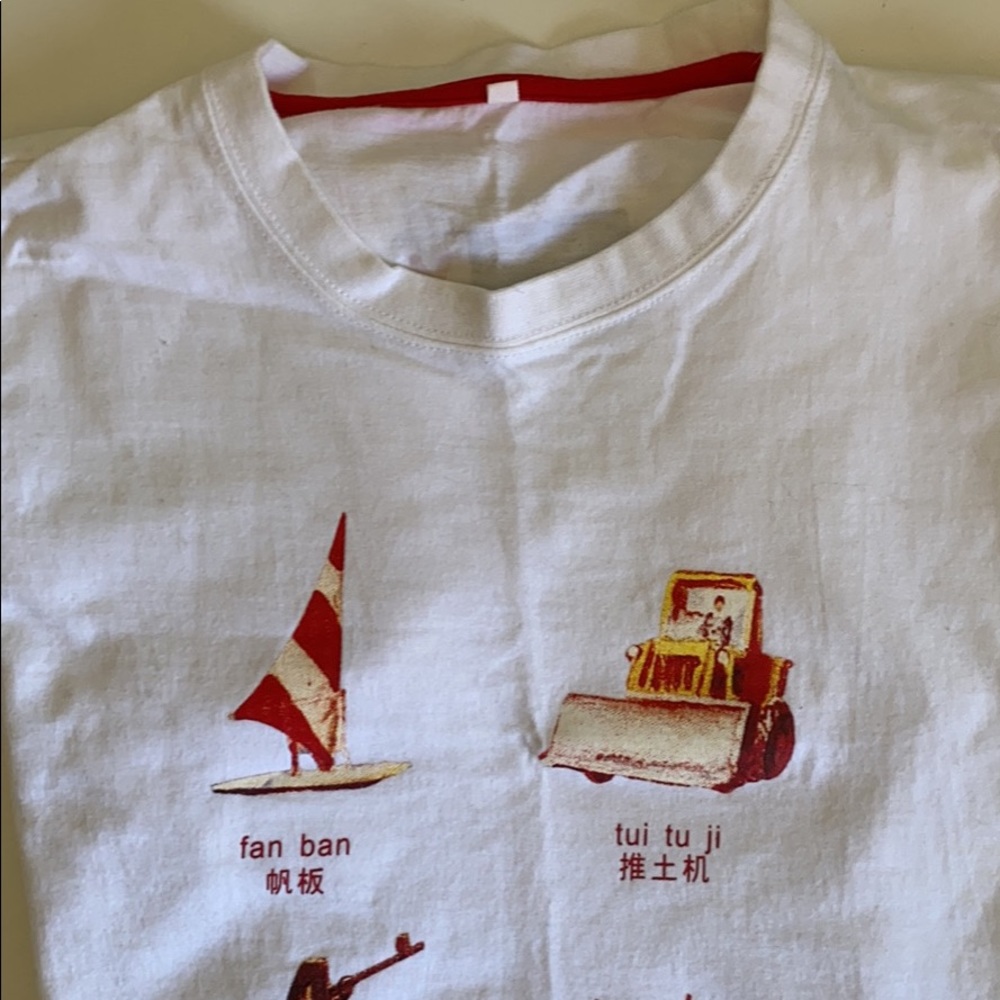 T-shirt with cute graphics